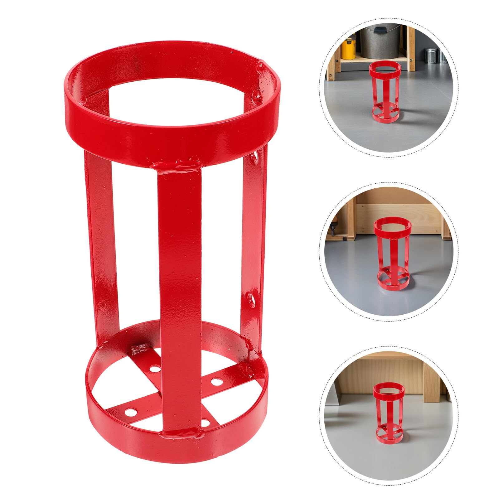 PRETYZOOM 2 Piezas Soporte de Extintor de Incendios de Hierro Resistente Fijación Fuerte y Antideslizante para Camión y Caravana, Optimización de Espacio y Seguridad