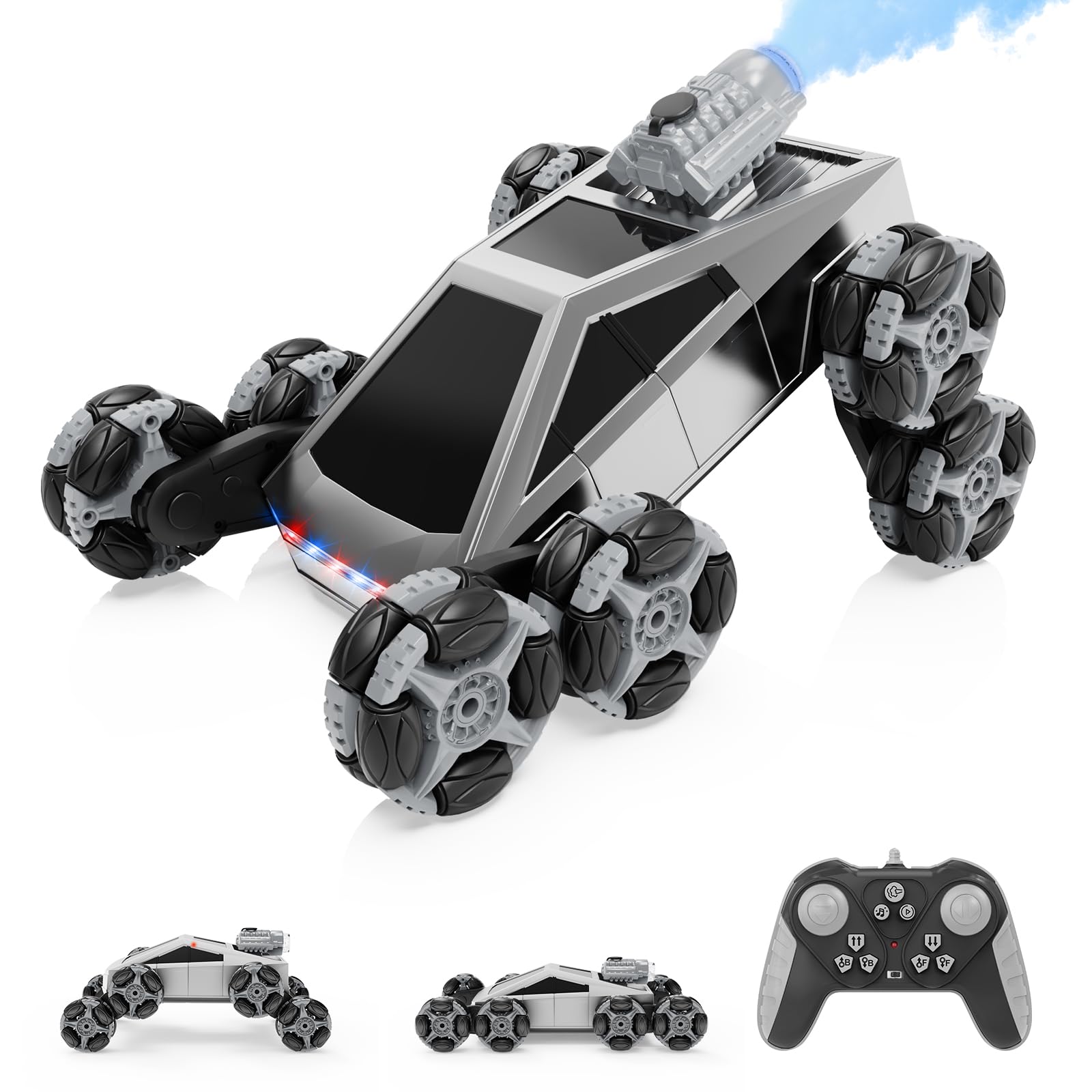 UFOLED 8 Wheel RC Stunt Car