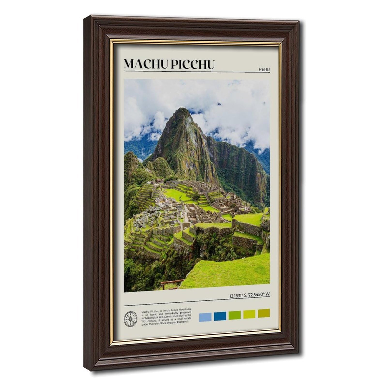 Bareronor Machu Picchu Canvas Poster for Dorm Room Decor Gift