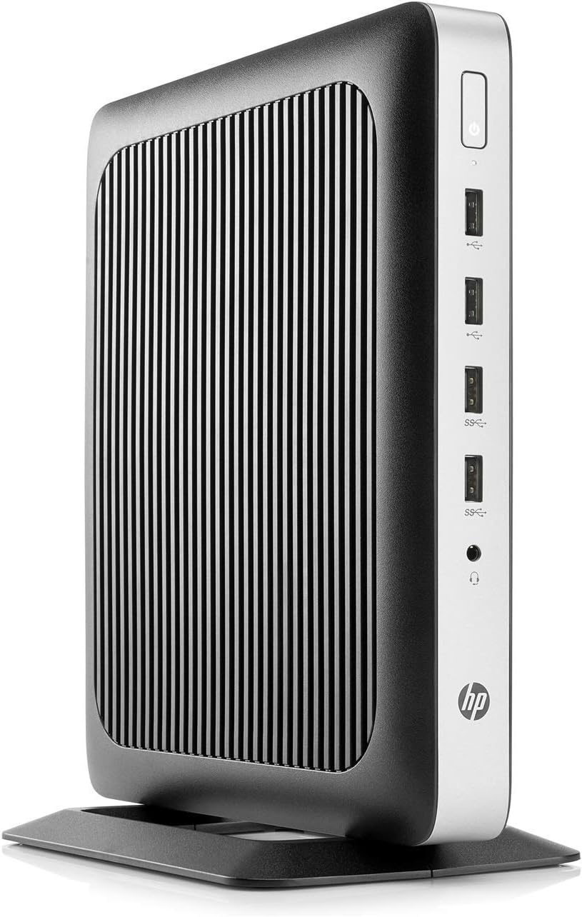 HP T630 Thin Client - AMD GX-420GI Quad-Core SoC with Radeon R7E Graphics, 4GB DDR4, 8GB Flash Storage, LAN, HP ThinPro Operating System (Renewed)