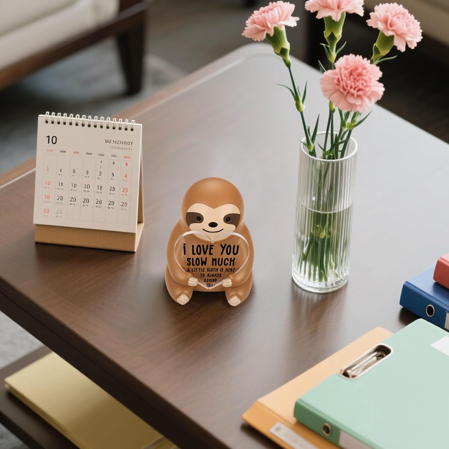 Anniversary Sloth Decor Gifts for Men Women Him, Cute Sloth Gift for Wife Husband Girlfriend Boyfriend Fiance Couple Lover Her Birthday Wedding Christmas Stocking Stuffers Present ASH11 - Image 6