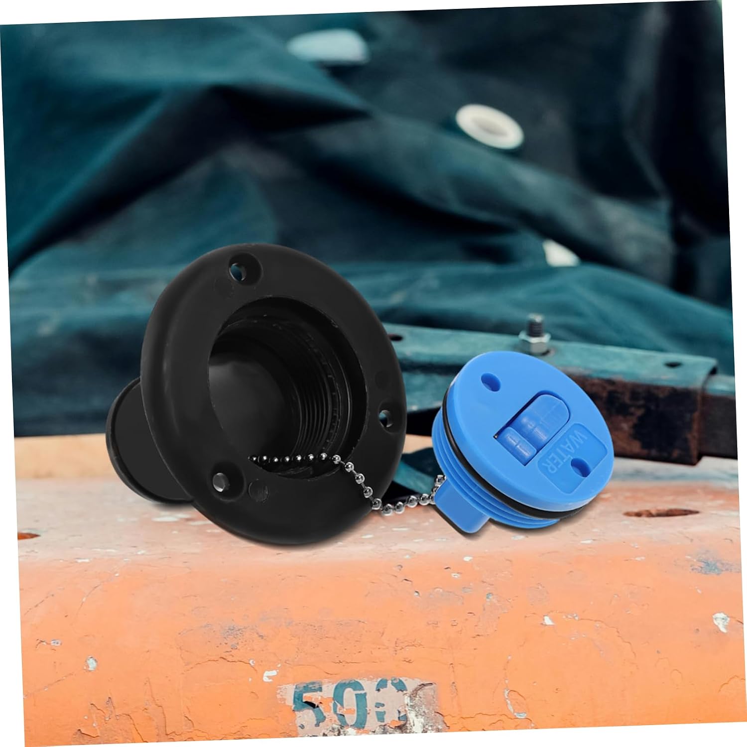 Water Fill Cap Rv Fresh Water Tank Cover Accessories Plastic Hatch Cover for Boat Inlet