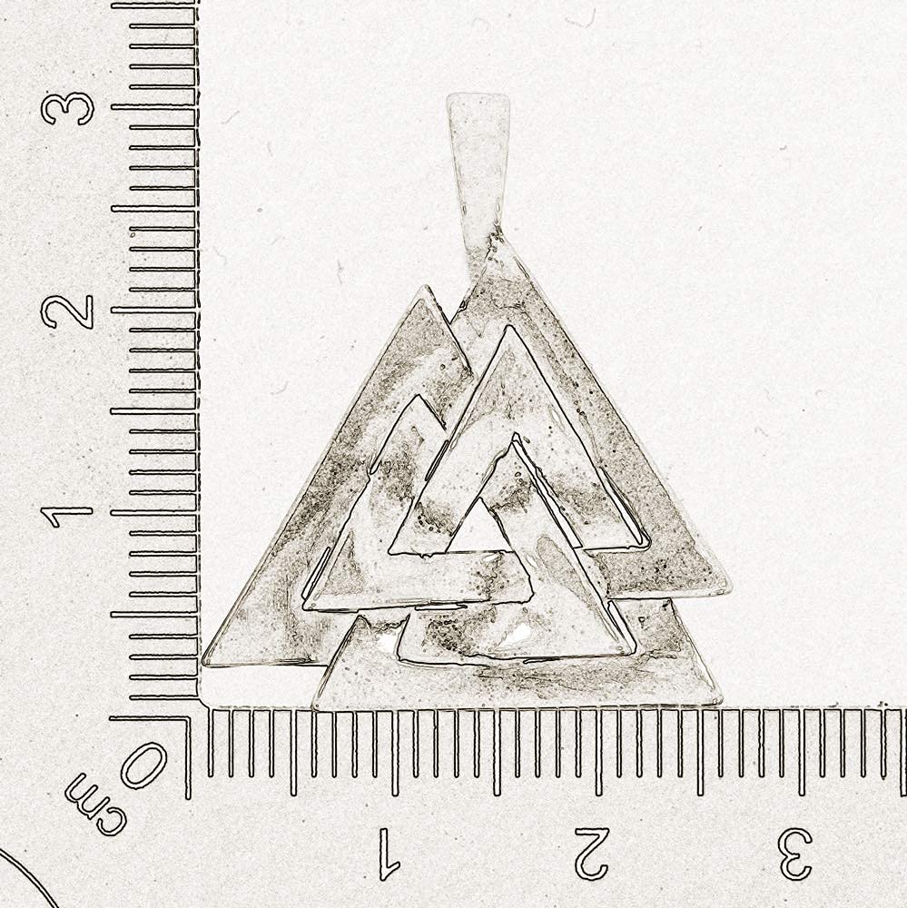 AFP Anhänger Wotansknoten germanische Mythologie 925 Sterling Silber AS-409