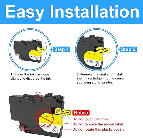 Miniatura 10 de LCL Cartucho de tinta compatible con pigmento de repuesto para Brother LC3033 XXL LC3033XXL LC3033BK MFC-J995DW MFC-J995DW XL (1 paquete de tinta