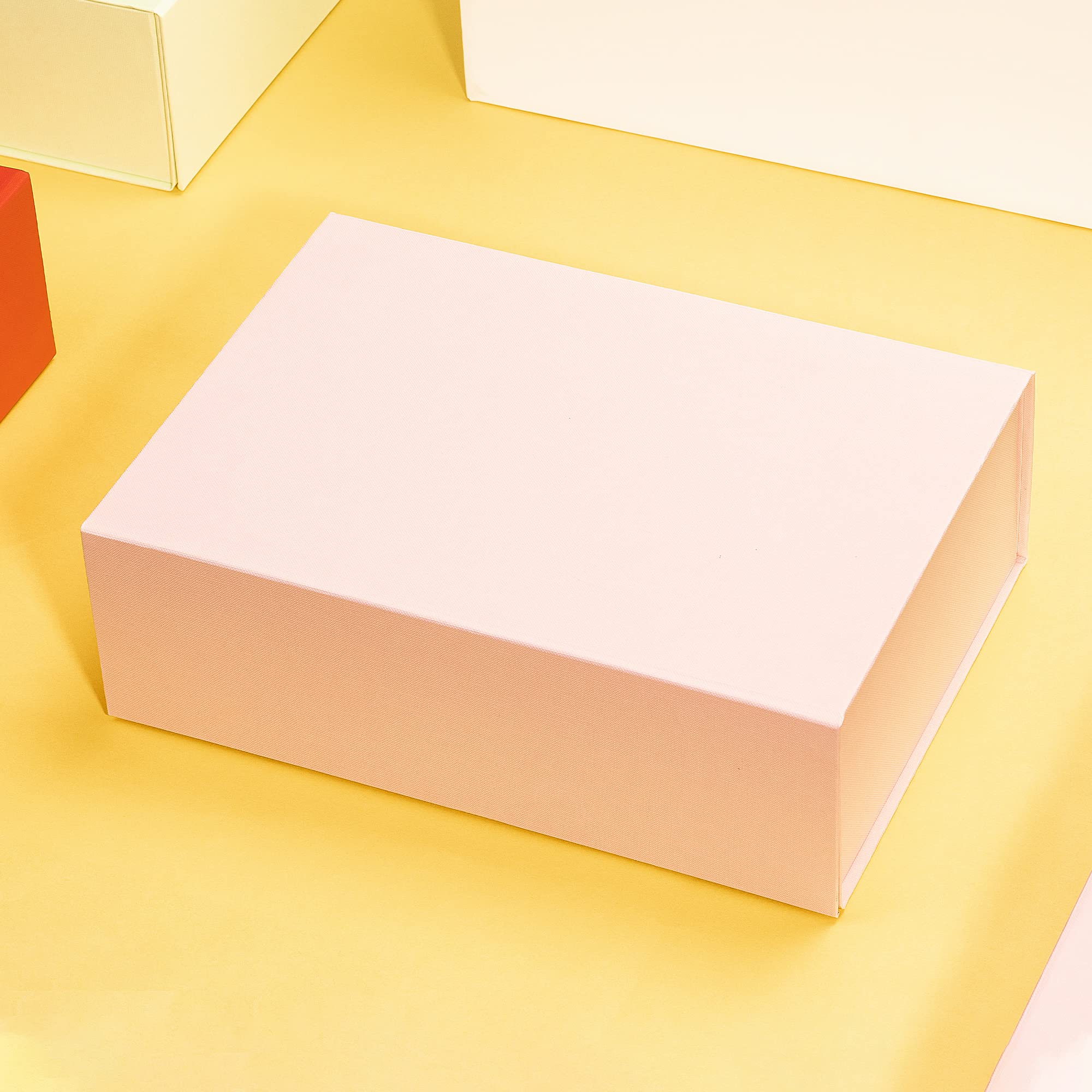ADEL DREAM Geschenkbox, faltende Geschenkbox, Kleidung Geschenkbox, Kleidung Geschenkbox (10 stück, groß Rosa)