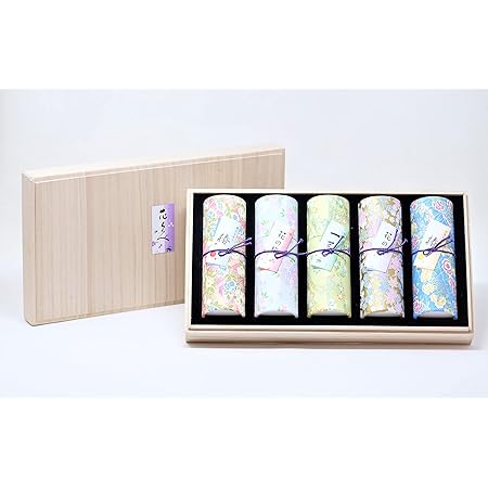 Amazon お悔やみの挨拶文入り 高級桐箱入り 煙の少ない微煙タイプのお線香 花くらべ五種香 包装 御供入り熨斗付き 喪中見舞い ギフト 進物 贈答用線香 創業文政三年永楽屋 線香 オンライン通販