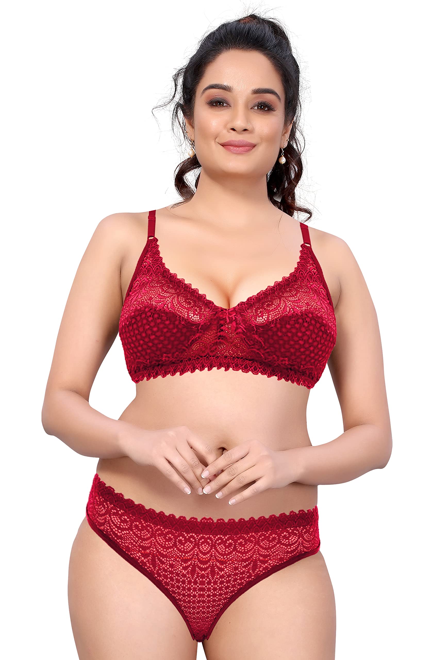 BS SALES Lingerie Full Coverage Non-Padded