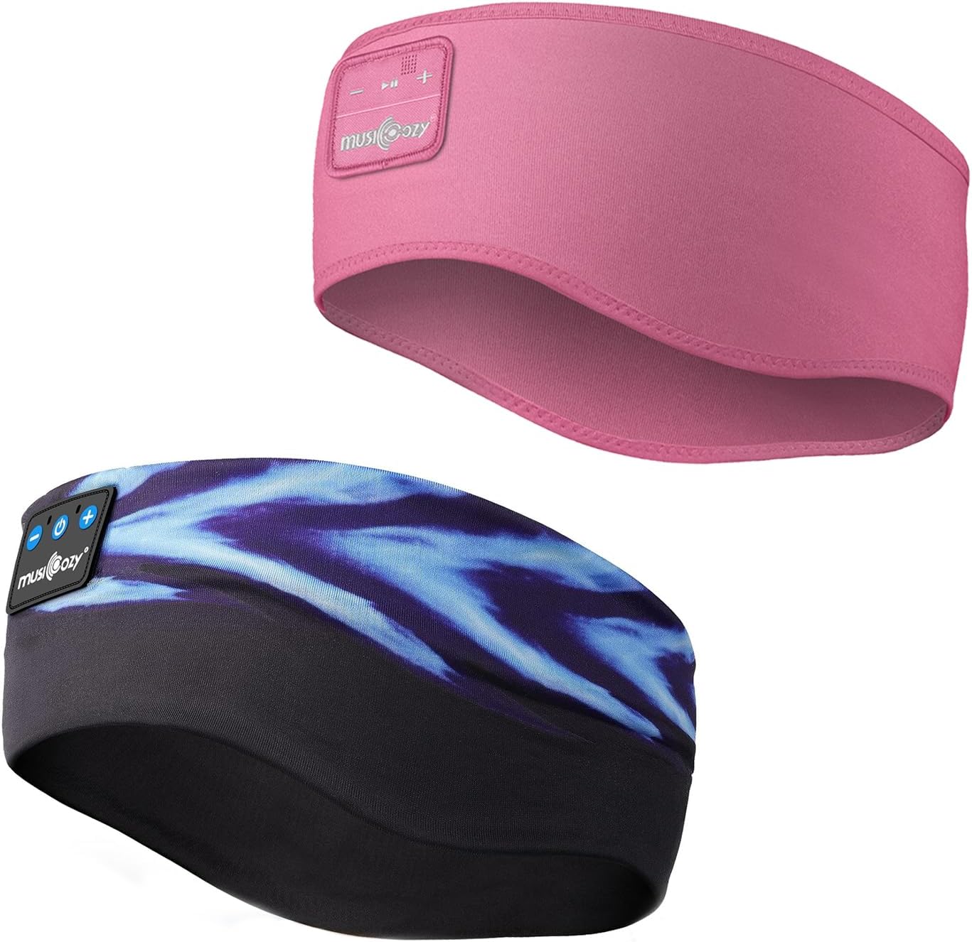 MUSICOZY Sleep Headphones Bluetooth 5.4 Headband, Sports Wireless Earphones Sweat Resistant Earbuds Sleeping Headphone with Ultra-Thin HD Stereo Speaker for Workout Running Cool Gadgets Unique Gifts