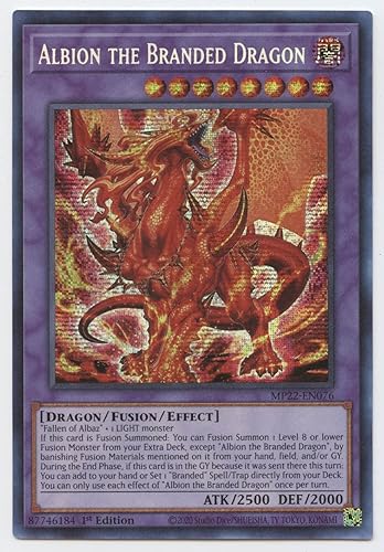 Albion The Branded Dragon MP22-EN076 - Prismatic Secret Rare - 1 edición