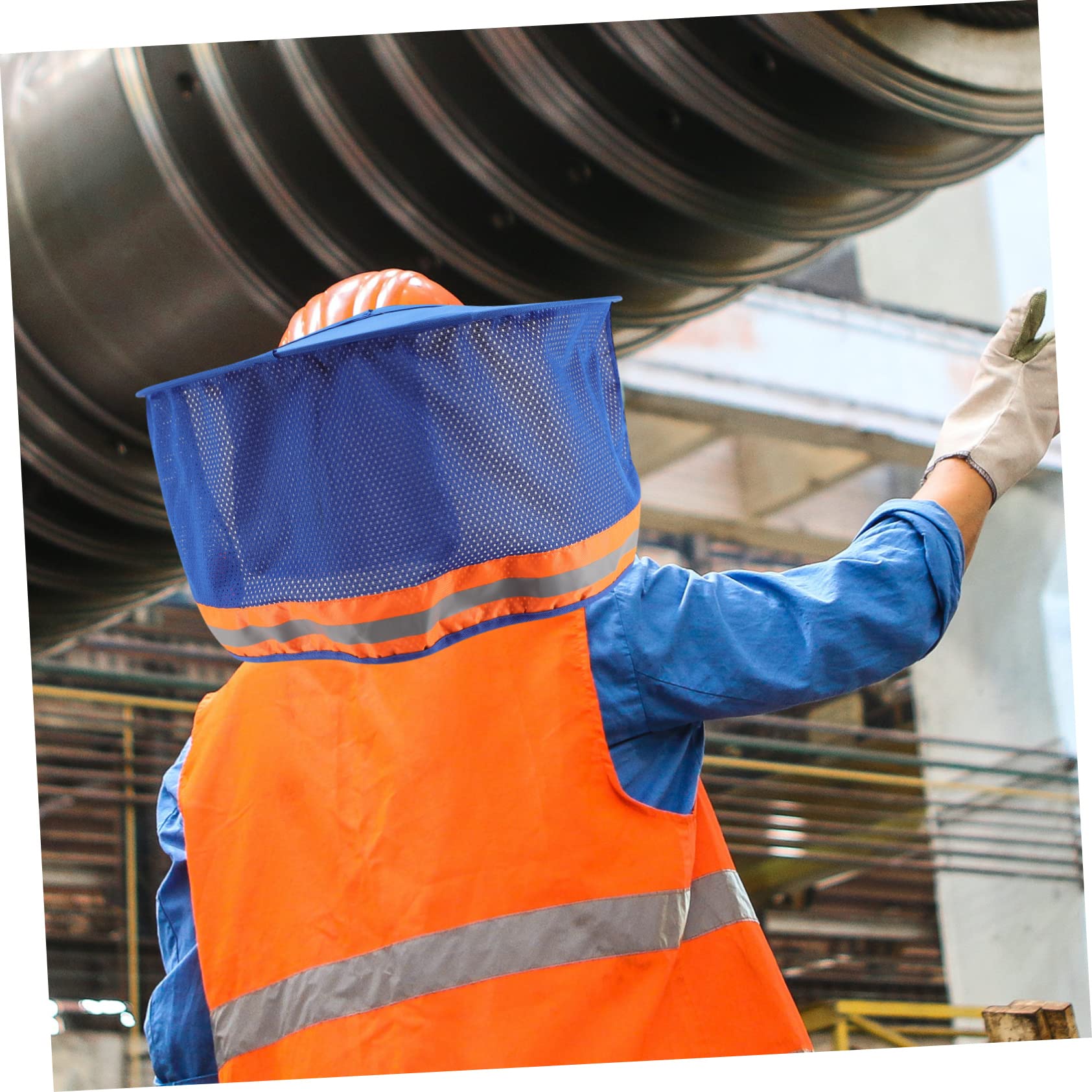 Hemobllo 4pezzi Protezione Solare Per Casco Da Lavoro Con Copertura Riflettente Per Attività All Aperto Come Costruzioni Giardinaggio e Ciclismo Facile Da Installare