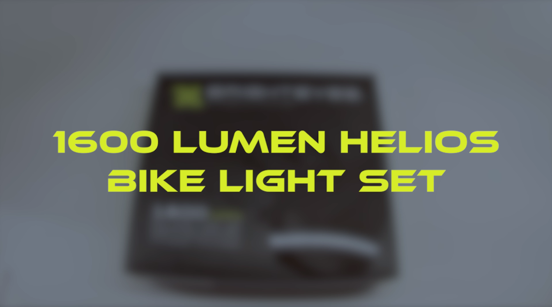 Bright Eyes 1200 Lumen Bike Light - Rechargeable Headlight With 6400mAh Battery Pack, Free Taillight & Diffuser