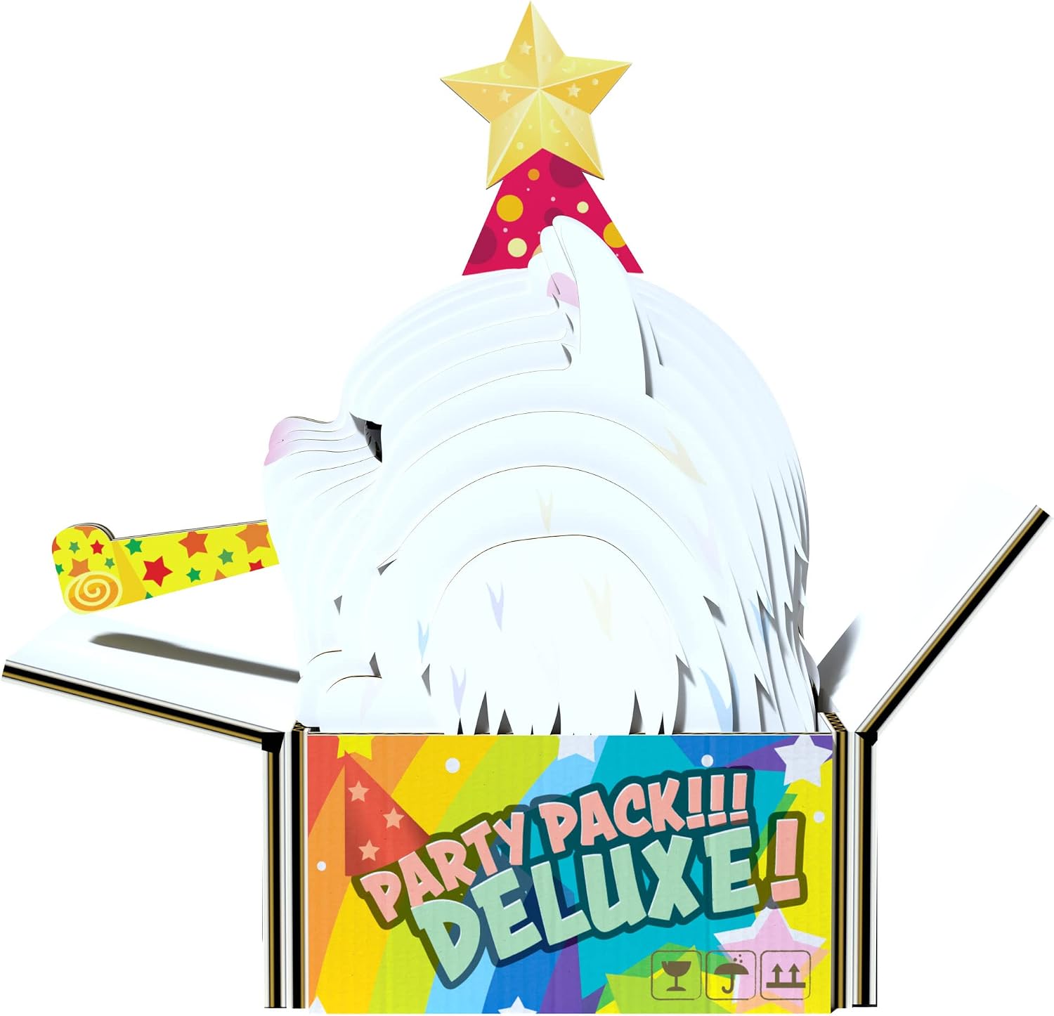 Eugy Cat - Cottonball 3D Puzzle, 24 Piece Eco-Friendly Educational Learning Puzzles for Kids 6+