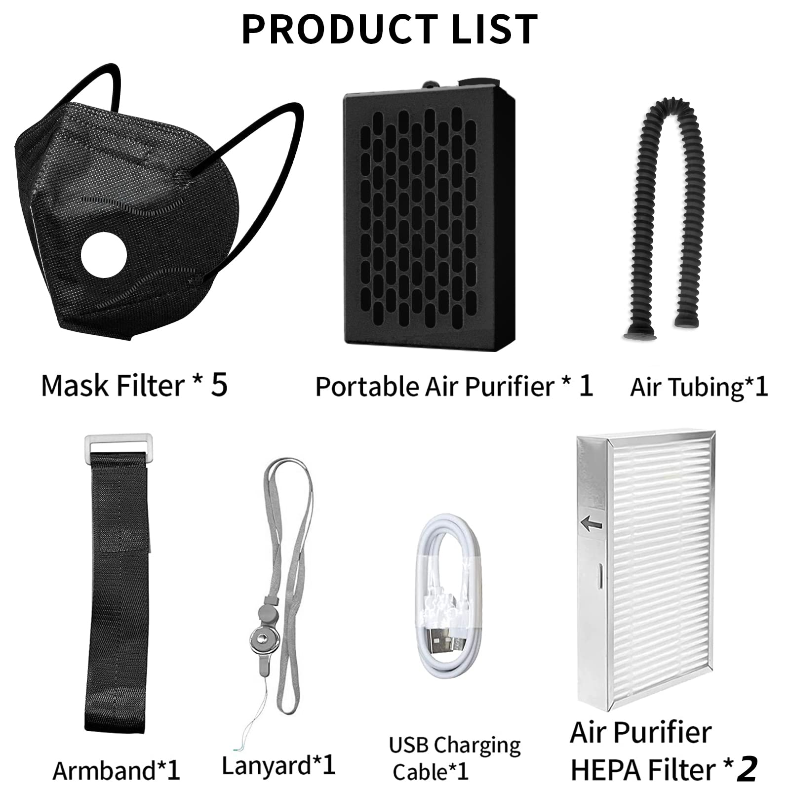 Mascarillas purificadoras de aire con filtro HEPA para polvo, lijado, pulido, carpintería, deshierbe, protección trabaja