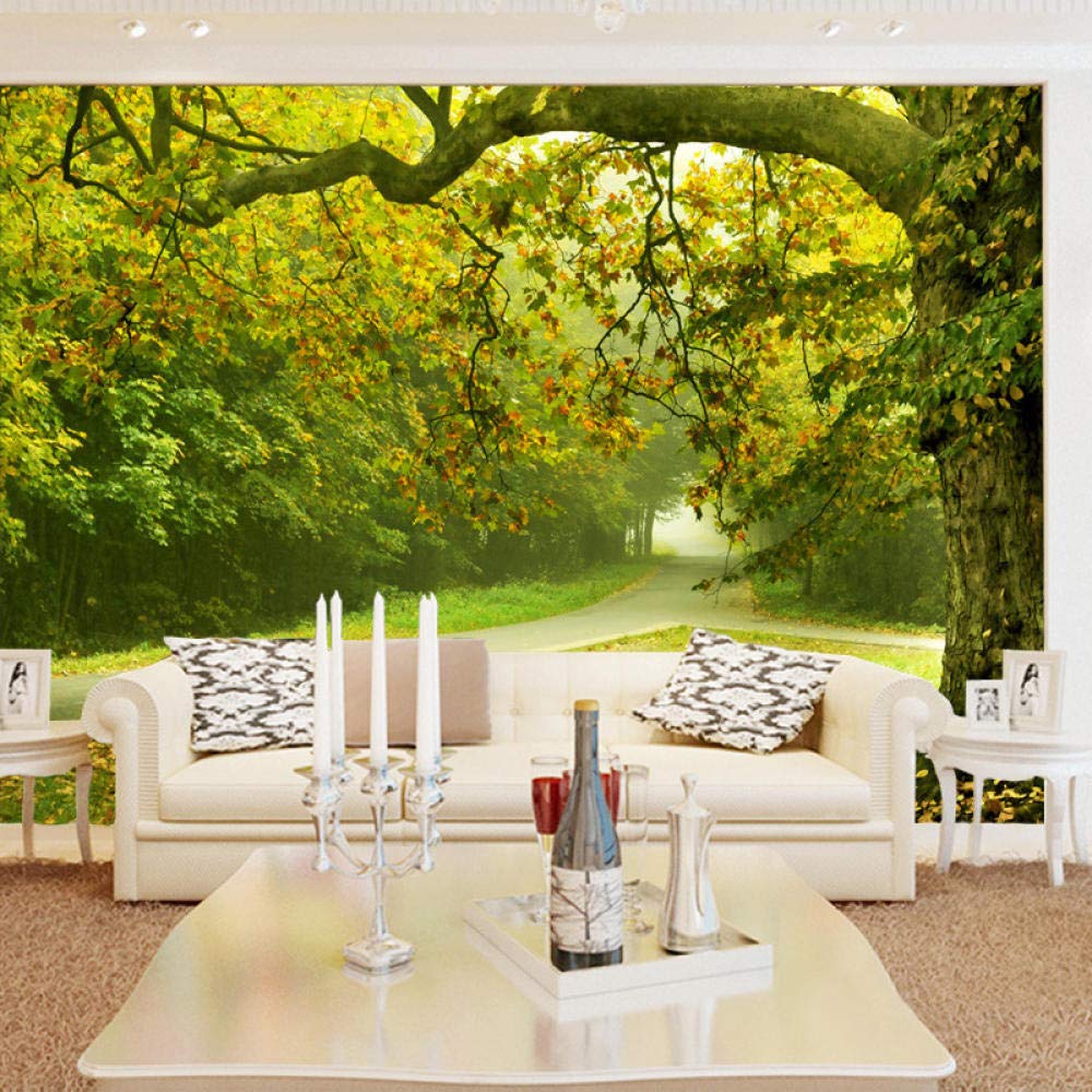 Papier Peint Photo 3D – Arbre Sur Fond Mural, Impression Pour Décoration Maison Sweet Home