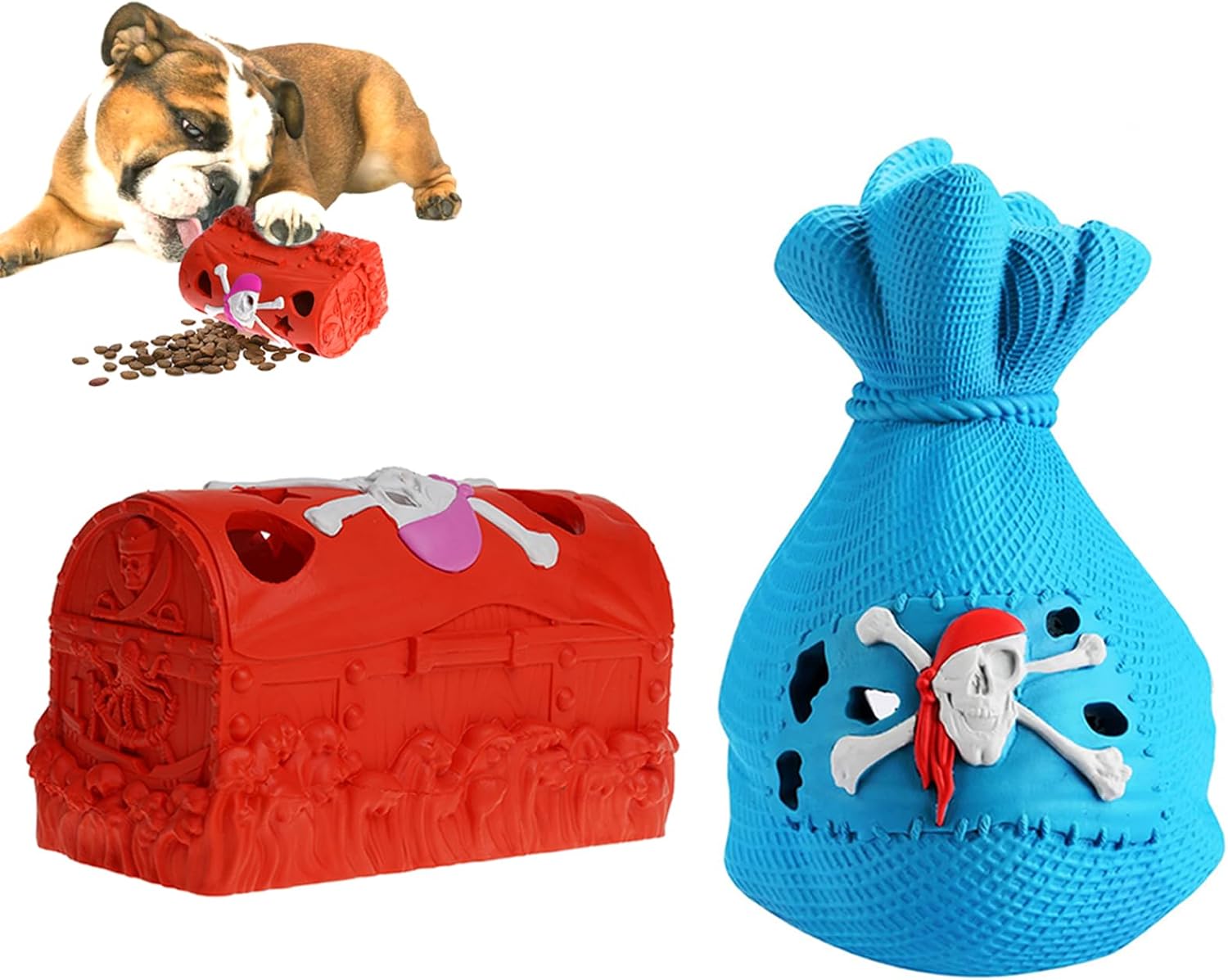 Hihope Interactive Dog Toys 2 Pack, Puzzle Toys for Large