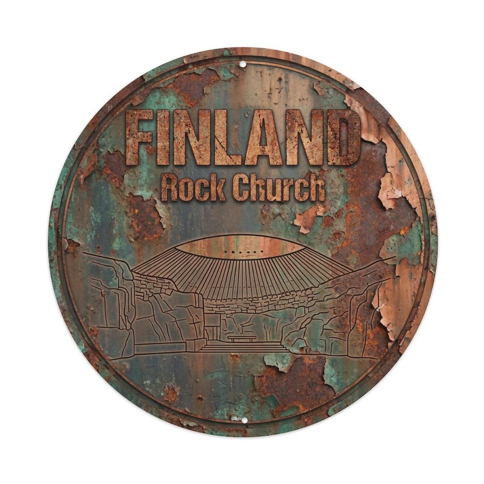 Vintage Travel Finland Tradition Vintage Metal Tin Sign Plaque