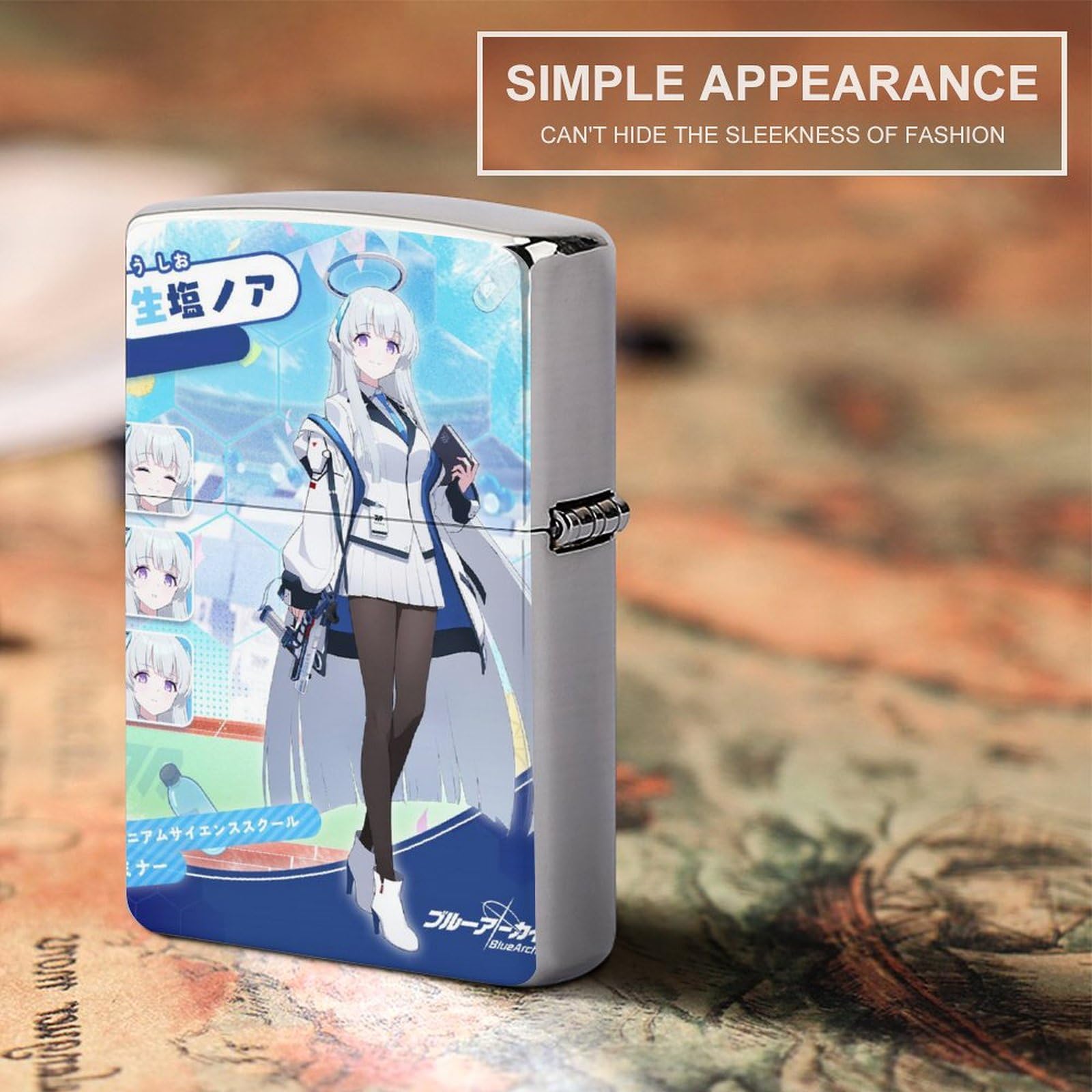 Amazon.co.jp: ジッポライターカバー 生塩ノア ブルーアーカイブ Zippo 