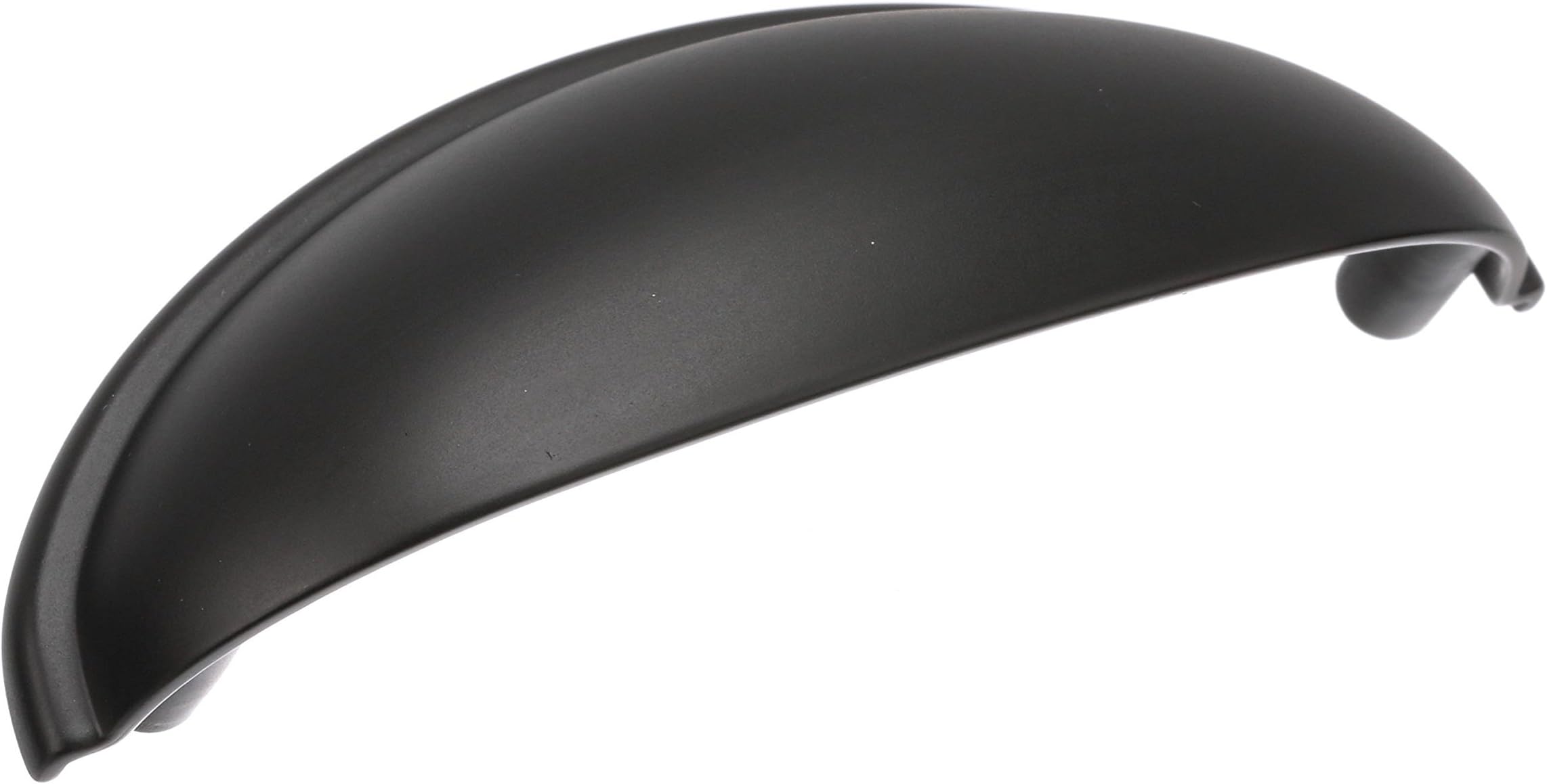 Amerock | Cabinet Cup Pull | Matte Black | 3 inch (76 mm) Center to Center | Ravino | Drawer Pull | Drawer Handle | Cabinet Hardware (Pack of 10)