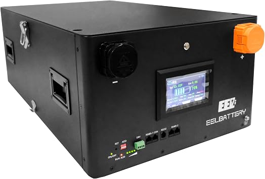 EEL 48V JK 280Ah LiFePO4 White Battery Box Metal Case Built-in JK BMS 2A Active Balance with 4.3 LCD Screen perfer for RV,Solar System,Backup Power,Home Energy Storage