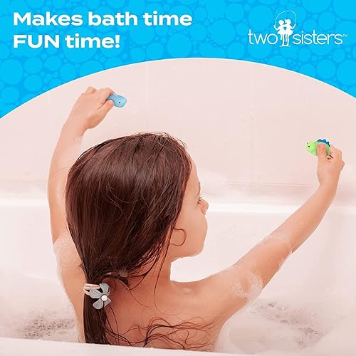 Miniatura 5 de Two Sisters Bombas de baño de burbujas esponjosas para niños con juguetes esponjosos de animales del zoológico sorpresa en el interior 6 bombas de