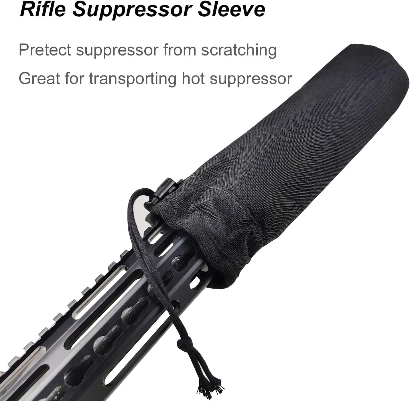 Buraku Heat Resistant Suppressor Sleeve Cover Hot Suppressor Storage Pouch Case