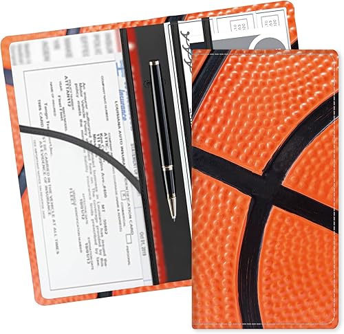 Miniatura 7 de Soporte de cuero para tarjetas de registro y seguro de automóvil, bonitos accesorios de automóvil, guantera de vehículo, organizador de automóvil