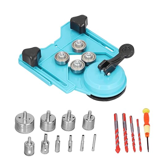 Set de brocas de diamante 16 piezas con guía ajustable miniatura 4