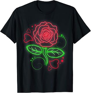 Rose Glow Flor Jardinero Rosas Flores Jardinería Camiseta