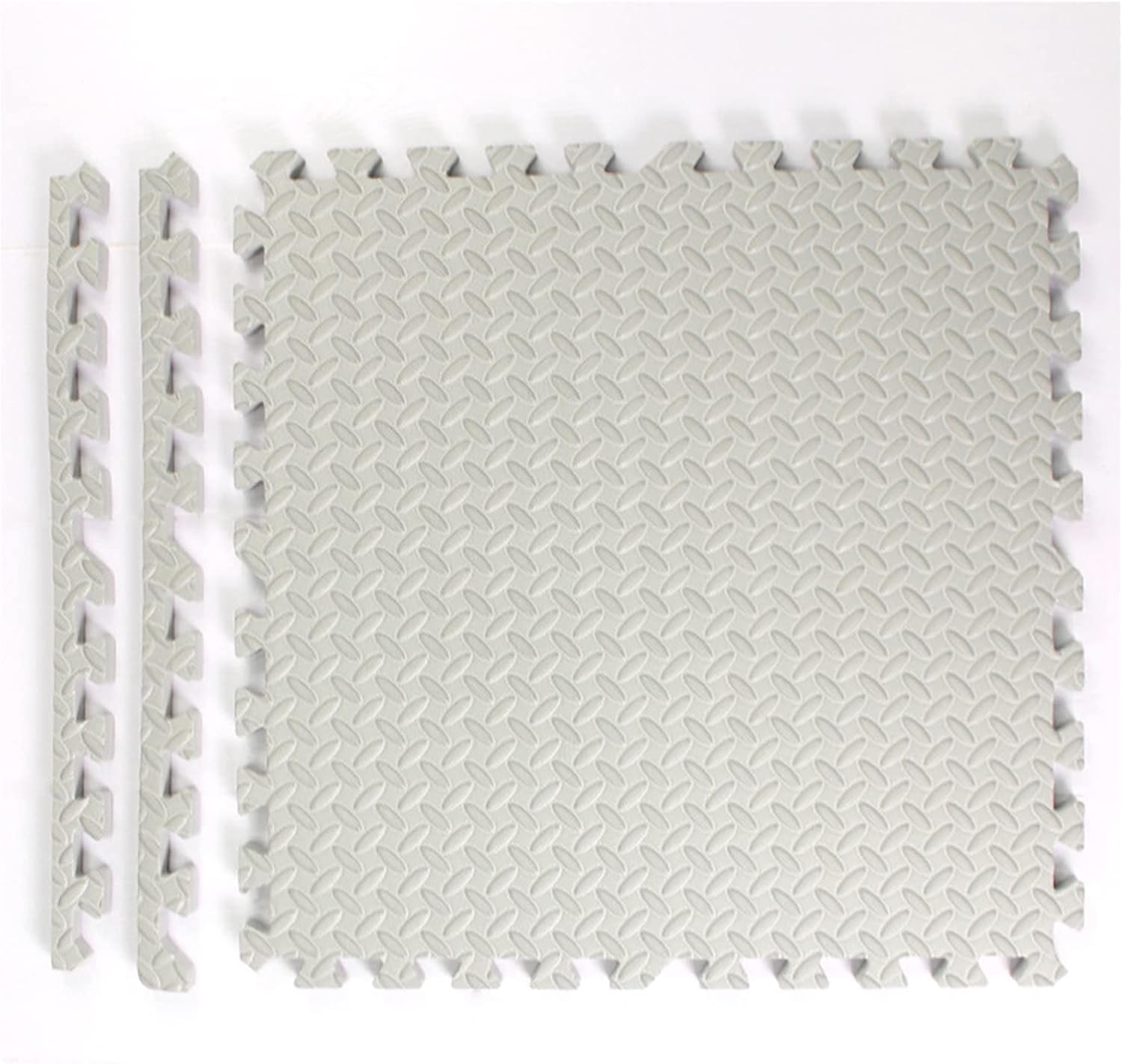 Puzzle Play Mat for Floor 40pcs/38.4sq.ft 12inch Interlocking Foam Floor Tiles Square EVA Foam Floor Mat(Yellow)