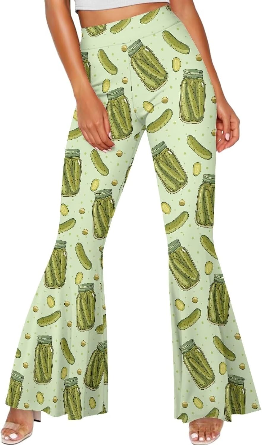 Yoga Pants Women Flared Leggings Tummy Control High Waist Bell Bottom Trousers Plus Size Sports Pants Pilates Slack