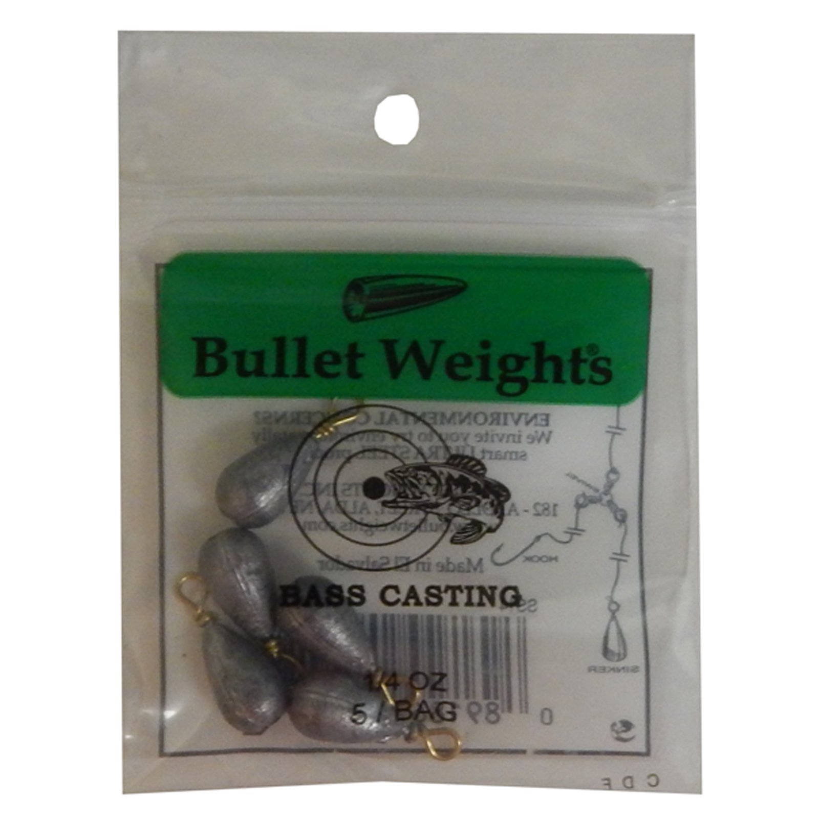 Bullet Weights Bass Casting Sinker