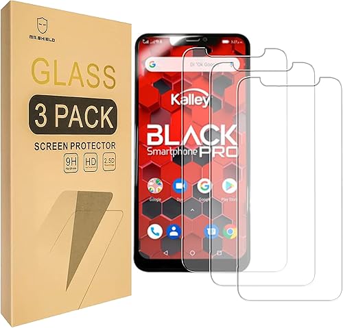 HZ-G364 - Protector de pantalla de vidrio templado compatible con Kalley Black C, dureza 9H, antiarañazos de alta definición, HZ-G364