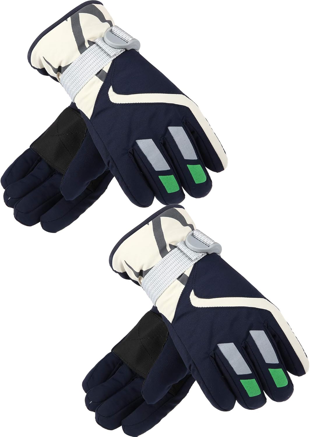 2 Pairs Kids Winter Gloves Waterproof Mittens Children Thicken Ski Snow Gloves Snowboard Gloves for Boys Girls Warm Gloves Cold Weather Outdoor Sport Mittens Windproof (Navy Blue) : Sports & Outdoors
