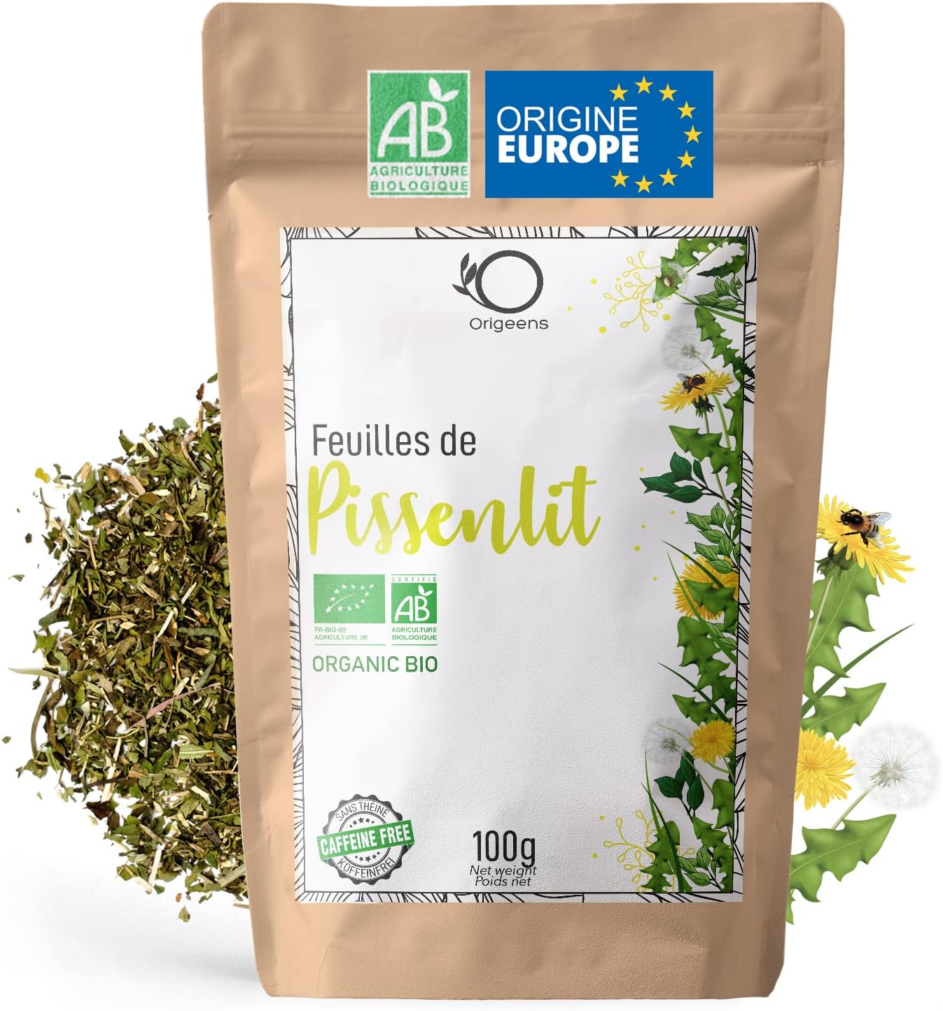 Tisane de pissenlit bio pour drainage naturel et réduction de la cellulite tenace