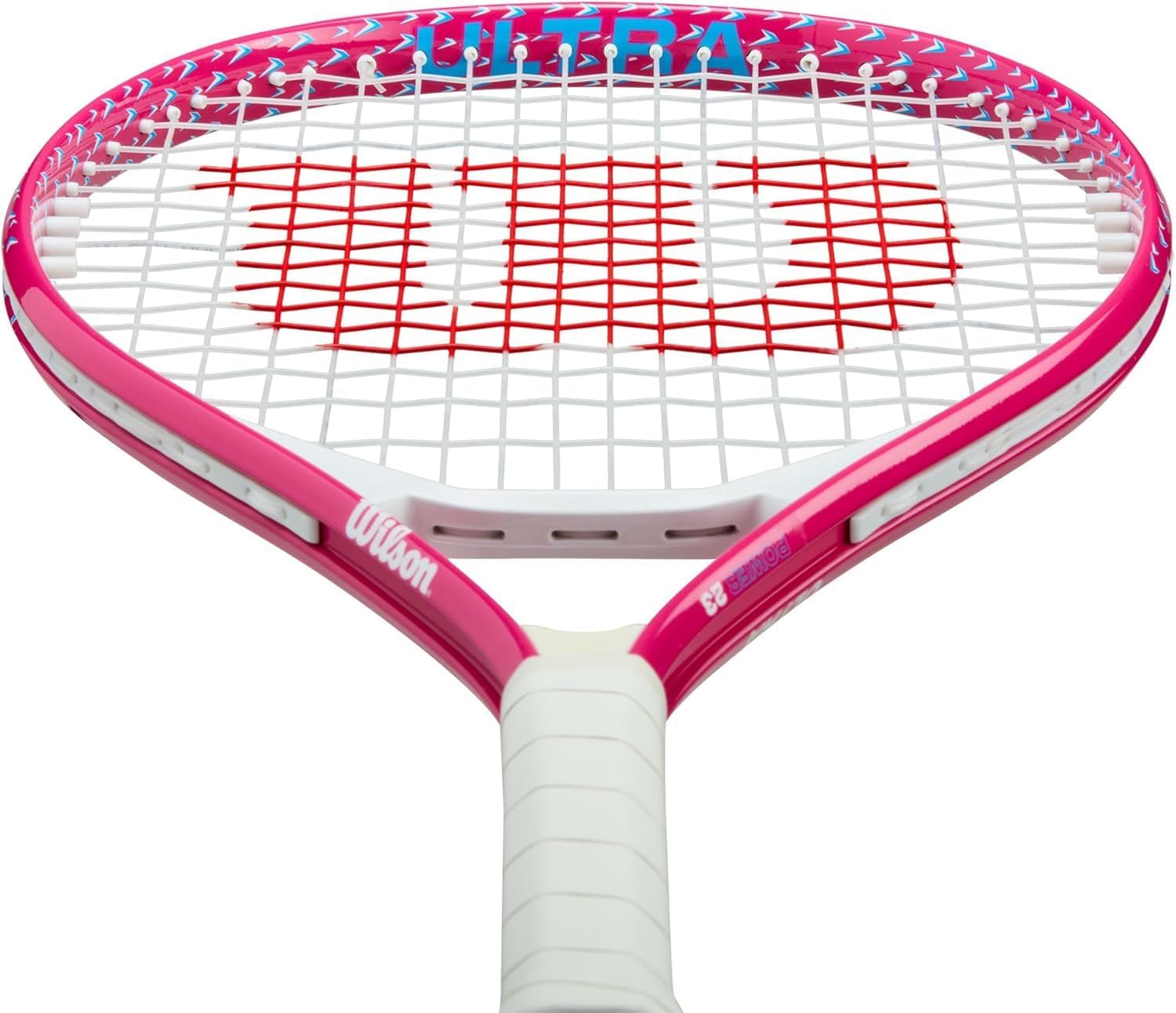 Wilson Ultra Power Jr Tennis Racquet (Pink) Bundled with a Wilson Advantage 2.5 Tennis Backpack – Optional Accessories