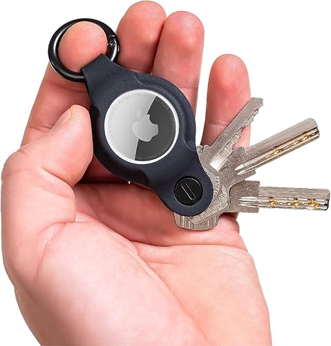 Vista 7 de KeySmart AirTag Keychain Key Holder, Compatible with Apple AirTag Holder, Key Organizer Keychains