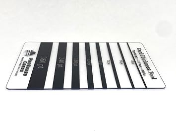 Thickness Gauge Tool, Trading & Sports Card Point Gauge Guide
