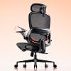 SIHOO B100 Ergonomic Office Chair, Comfy Desk Chair with Adaptive Dynamic Lumbar Support, Computer Chair with Extra Wide Headrest, Flip-Up Armrests, 90-135° Tilt Lock and Breathable Mesh Cushion