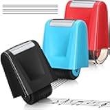 Nezyo 3 Pcs Music Staff 5 Line Teacher Stamp Practice Roller Stamp Self Inking Rolling Sentence Strips Handwriting Line Tool for Music Writing Roller Handwriting (3 Colors)