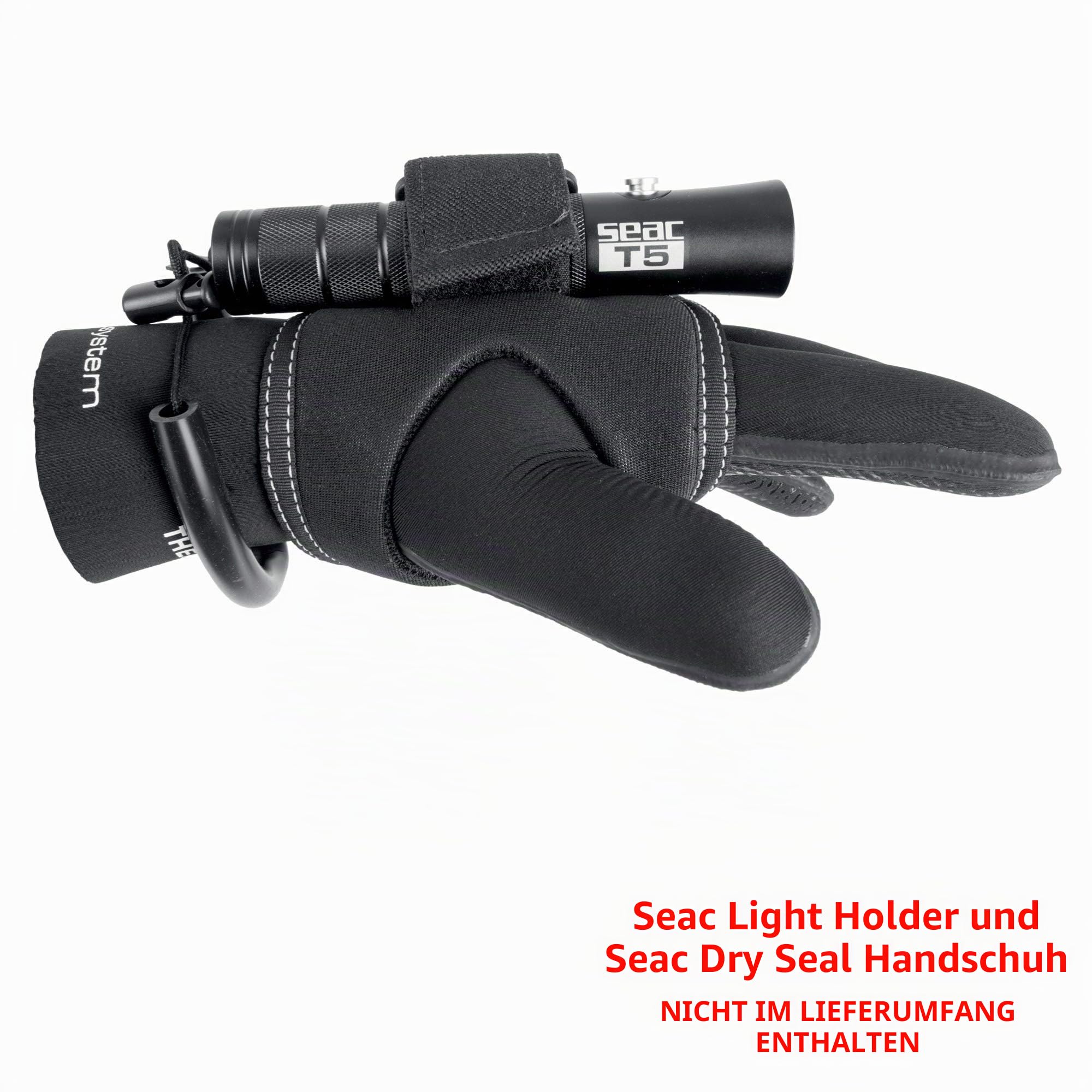 SEAC R5, Tauchlampe 500 Lumen, 1 LED CREE XPG2, Aufladbare Li-Ion Batterie, 300gr