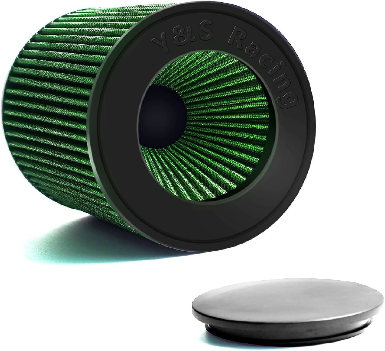 High Performance Air Filter Intake Compatible With 2009-2018 Ford Focus ST RS Accessories, Air Intake Filter, Green Colour Engine Air Filter