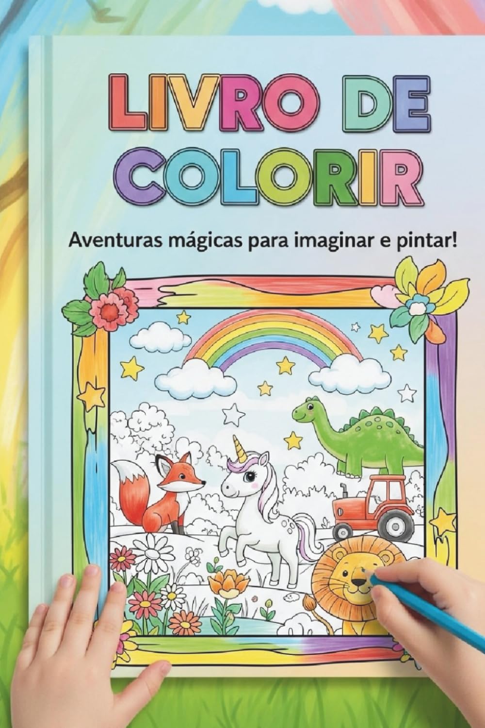 LIVRO DE COLORIR: AVENTURAS MÁGICAS PARA IMAGINAR E PINTAR