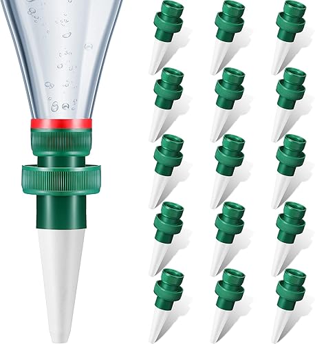 Adaptador de botella con picos de riego automático, picos de riego automático de plantas de terracota, picos de riego automático para usar con