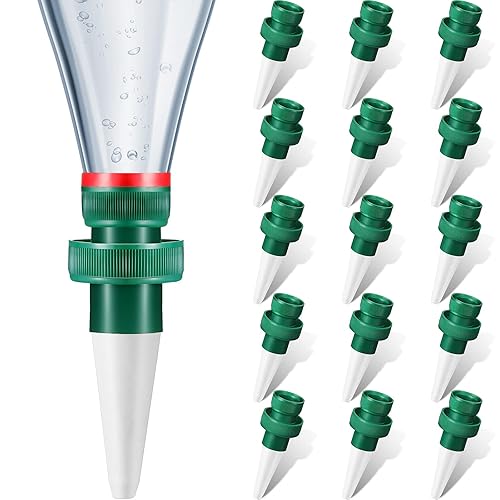 Adaptador de botella con picos de riego automático, picos de riego automático de plantas de terracota, picos de riego automático para usar con