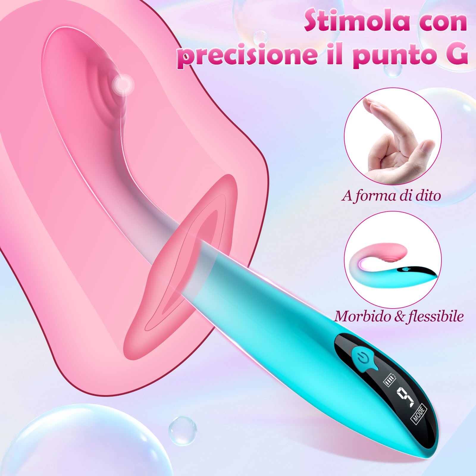 Vibratore Femminile Sex Toýs - Dildo vibrante per donne e coppie, set di giocattoli erotici maschili Gay Liver Gate Plug con 9 modelli di vibrazione, stimolatore del clitoride e del punto G