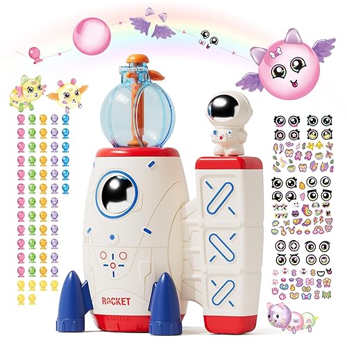 PINSHILE DIY Space Magic Balloon Craft Kit, Sticker Decorated Balloons