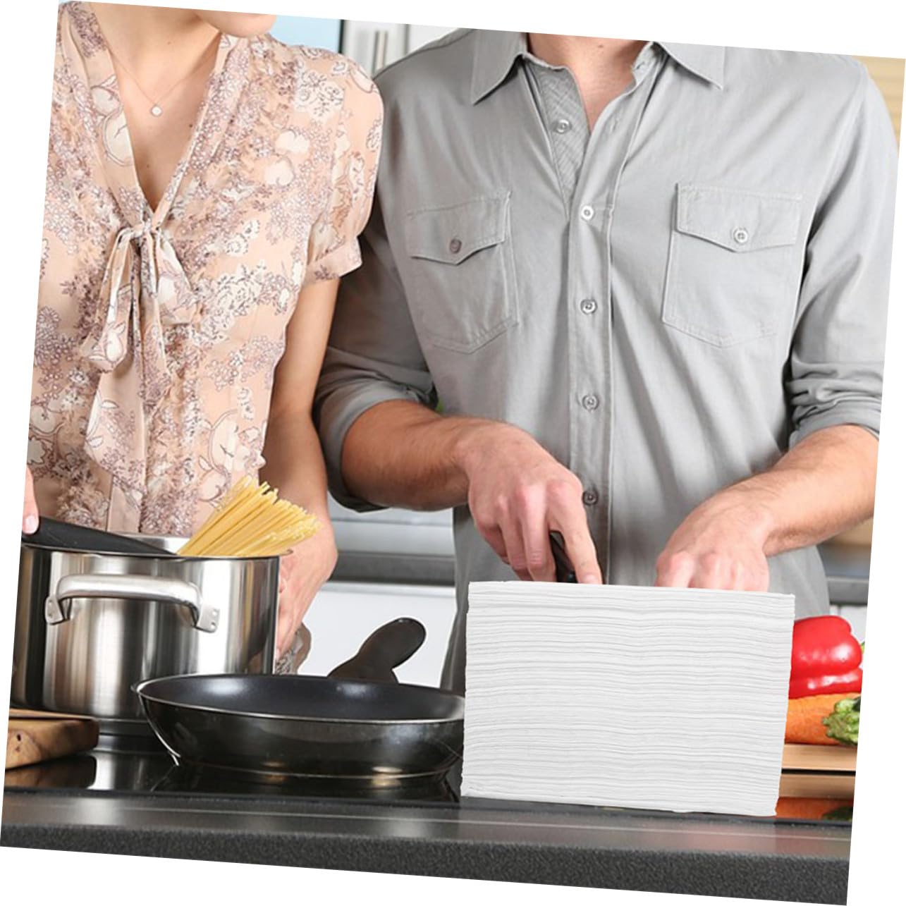 SOIMISS Confezione da 2 Confezione Asciugamani Spessi e Morbidi Tovaglioli Assorbenti per Bagno Cucina Ristorante