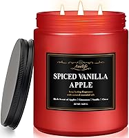 Vista 44 de Fall Candles, Apple Pie Scented Candle for Home- Fall Scented Candles Gift Set for Women & Men, Autumn Aromatherapy Candle for Holiday