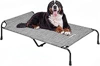 Vista 1 de Veehoo XXXL - Cama elevada original para perros – Camas elevadas para perros grandes, cama elevada de una cara extra grande para mascotas, Negro