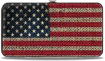 Fun Bifold Buckle-Down Woens Buckle-down Hinge - Wonder Woan/Logo Aericana Red Wonder Woman